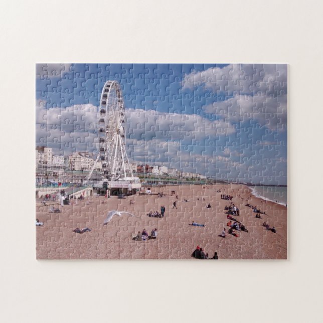 Quebra-cabeça Praia de Brighton (Horizontal)