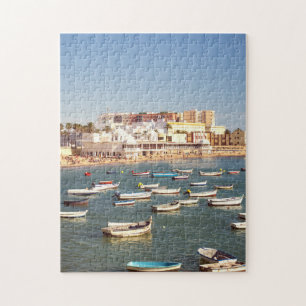 Quebra-cabeça Praia de Caleta em Cadiz, a Andaluzia, espanha