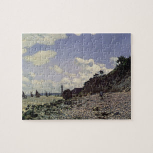 Quebra-cabeça Praia de Claude Monet   em Honfleur, 1864
