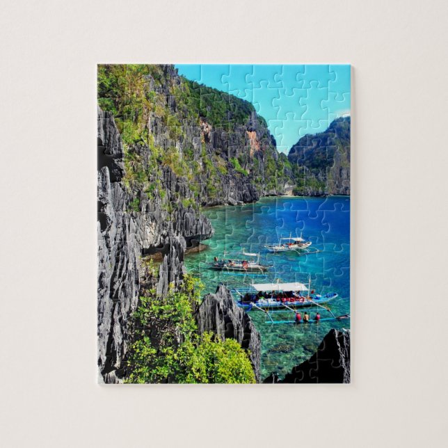 Quebra-cabeça Praia de El Nido em Palawan, Filipinas (Vertical)