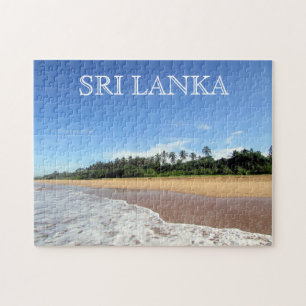 Quebra-cabeça praia de galle sri lanka
