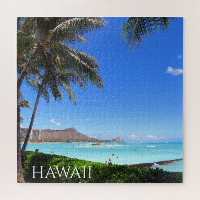 Quebra-cabeça praia de hawaii (Horizontal)
