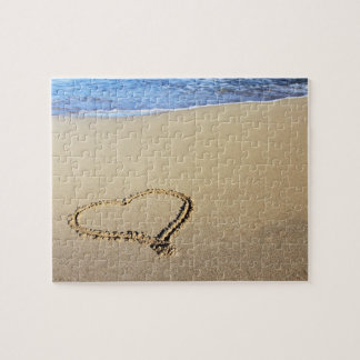 Quebra-cabeça Praia do coração do amor