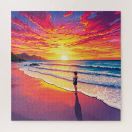Quebra-cabeça Praia do Sunset