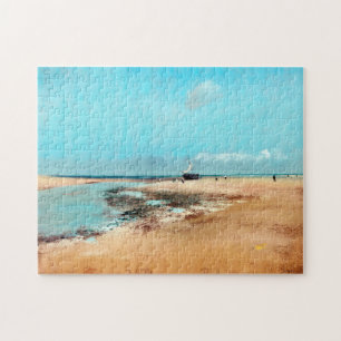 Quebra-cabeça Praia em Baixo Lado (Boca do Rio), Edgar Degas