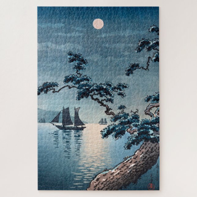 Quebra-cabeça Praia Maiko por Tsuchiya Koitsu (Vertical)