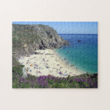 Praia Porthchapel Surfing Porthcurno Cornwall U. K