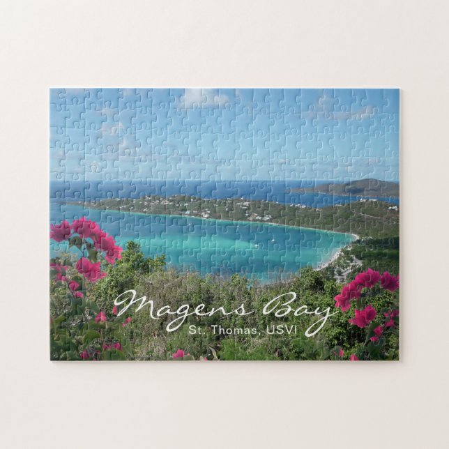 Quebra-cabeça Praia Tropical Magens Bay St. Thomas, USVI Foto (Horizontal)