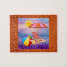 Quebra-cabeça Praia Vibrante