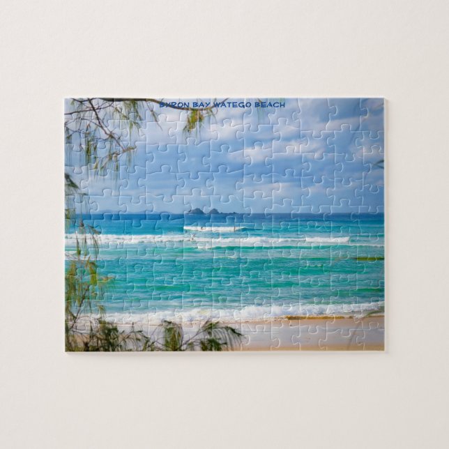 Quebra-cabeça Praia Watego Byron Bay Austrália (Horizontal)