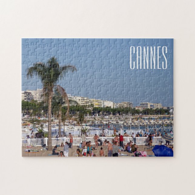 Quebra-cabeça praias de cannes (Horizontal)