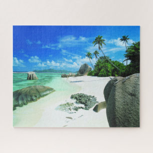 Quebra-cabeça Praias Tropicais Ilha La Digue
