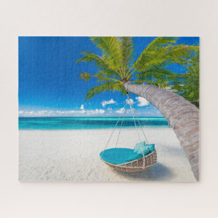 Quebra-cabeça Praias Tropicais Planície tropical Swing em prai