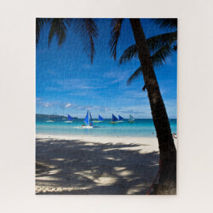 Quebra-cabeça Praias Tropicais   White Beach Boracay Filipinas