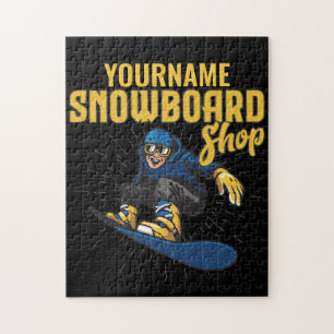 Quebra-cabeça Pranchas de Neve Personalizadas Loja de Snowboard