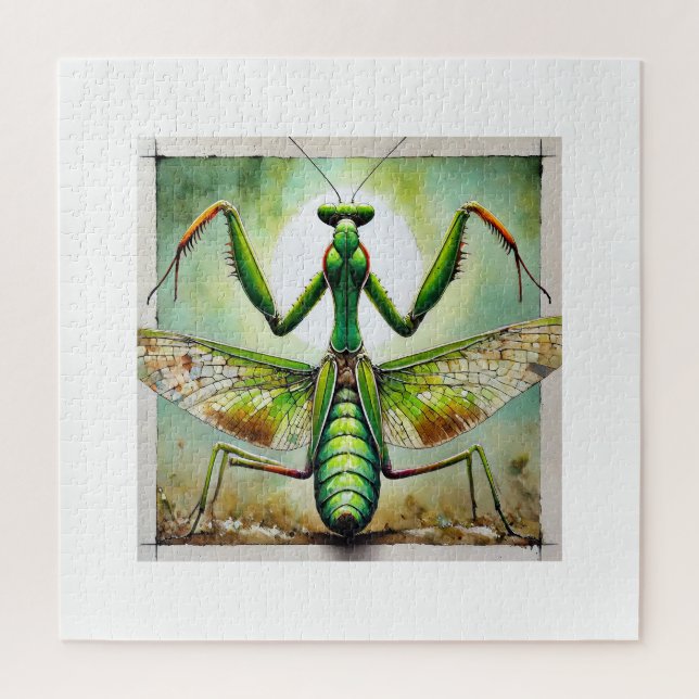 Quebra-cabeça Praying Mantis 300924IREF250 - Watercolor (Vertical)