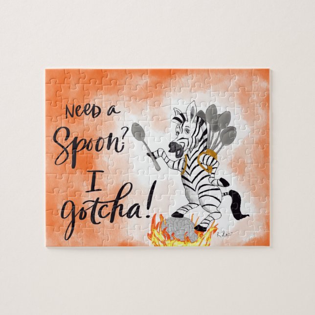 Quebra-cabeça Precisa De Uma Colher? Eu te peguei. 110 peças (Horizontal)