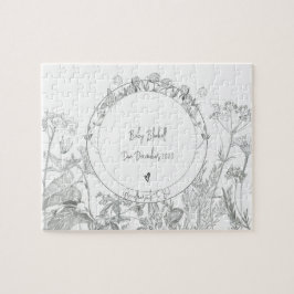 Quebra-cabeça Pregnancy Announcement Grandparents Due Date