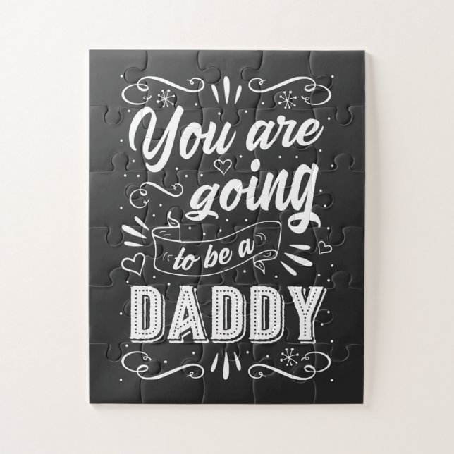 Quebra-cabeça Pregnancy Announcement You are Going to be a Daddy (Vertical)