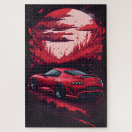 Quebra-cabeça Presente de carro japonês vermelho para ele Mancav