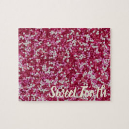 Quebra-cabeça Presente de cristais pancados coloridos de açúcar