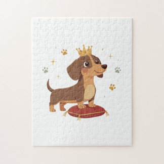 Quebra-cabeça Presente de Enigma do Duque Dachshund para Amantes
