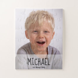 Quebra-cabeça Presente de Foto do BOY Personalizado