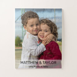 Quebra-cabeça Presente de Foto Irmã Personalizada Irmã