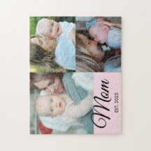 Presente de Foto Preto Script Estabelecido pela Ma