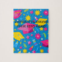 Presente de Graduação Exclusiva de Texto de Nome P