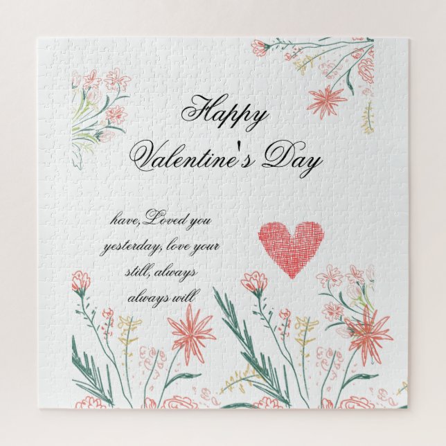 Quebra-cabeça Presente de Namorados exclusivo (Vertical)