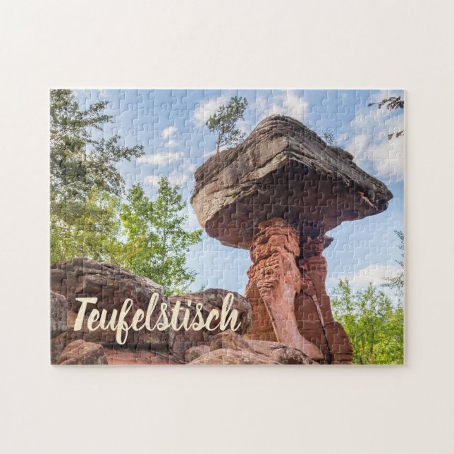 Quebra-cabeça Presente de Teufelstisch Hinterweidenthal Pfalz Al (Horizontal)