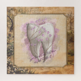 Quebra-cabeça Presente dentário elegante Vintage