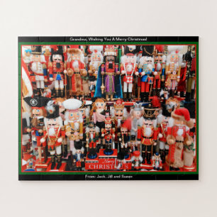 Quebra-cabeça Presente do Natal do Nutcracker para nomes do