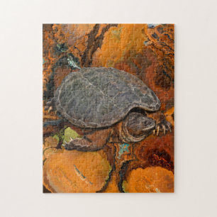 Quebra-cabeça Presente para amante do Terrapin da Tartaruga
