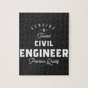Quebra-cabeça Presente para Engenheiro Civil