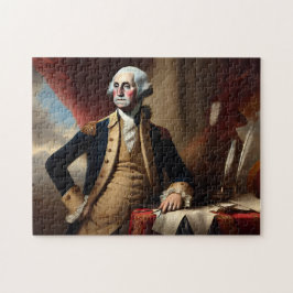 Quebra-cabeça Presente Patriótico História George Washington par