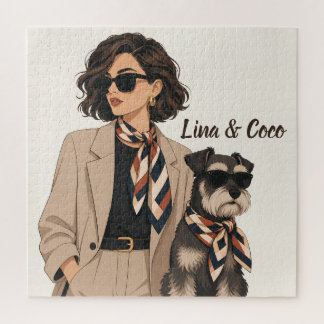 Quebra-cabeça "Presente Personalizado para Mãe de Cachorro" "Don