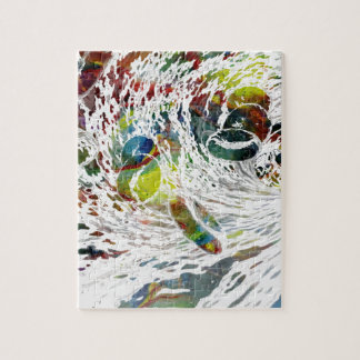 Quebra-cabeça Presentes médicos dos glóbulos vermelhos abstratos