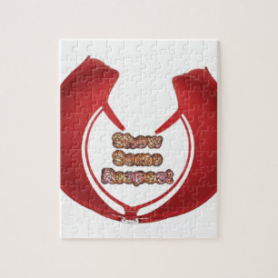 Quebra-cabeça Presentes Retro Red Hakuna Matata mostram algum re