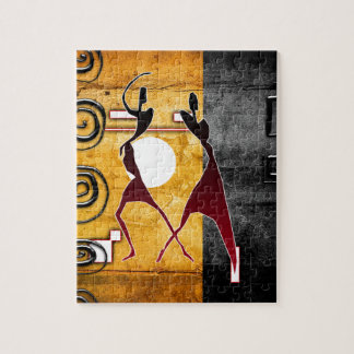 Quebra-cabeça Presentes retros do estilo do vintage de África