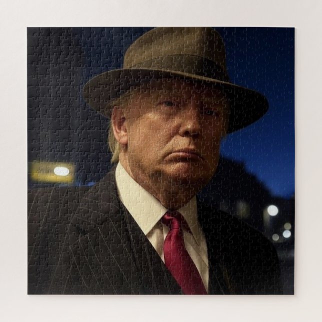 Quebra-cabeça Presidente americano Donald Trump Padrinho (Vertical)
