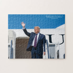 Quebra-cabeça Presidente Donald J. Foto do avião de trump