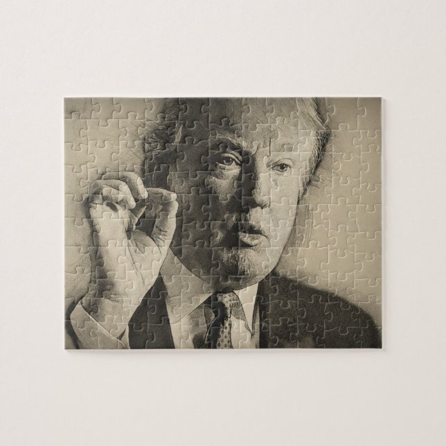 Quebra-cabeça Presidente Donald Trump (Horizontal)