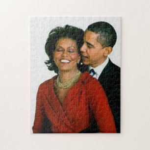 QUEBRA-CABEÇA PRESIDENTE OBAMA E PRIMEIRO LADY-PUZZLE