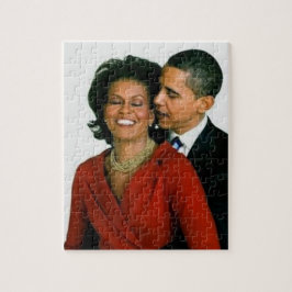 QUEBRA-CABEÇA PRESIDENTE OBAMA E PRIMEIRO LADY-PUZZLE