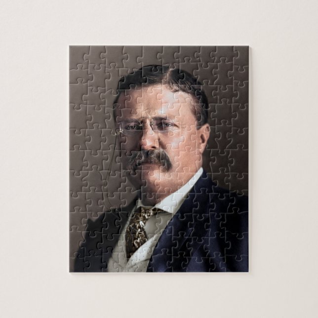 Quebra-cabeça Presidente Theodore Roosevelt (Vertical)