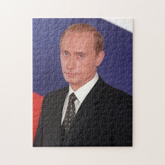 Quebra-cabeça Presidente Vladmir Putin Retrato Jigsen Quebra-cab (Vertical)