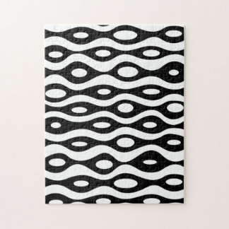 Quebra-cabeça Preto e branco orgânico