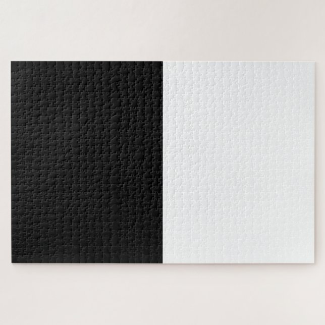 Quebra-cabeça preto ou branco (Horizontal)